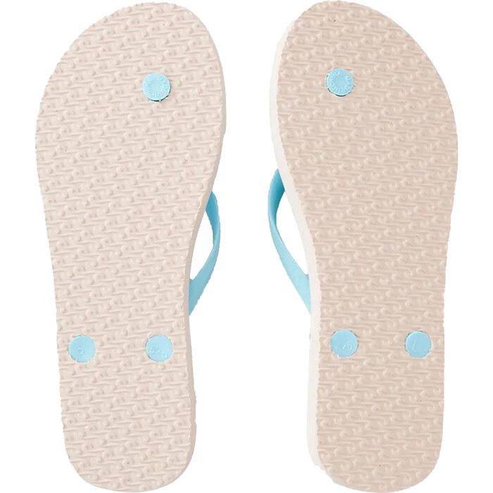 2024 Rip Curl Womens Classic Surf Bloom Open Toe Flip Flops 16FWOT - Sky Blue